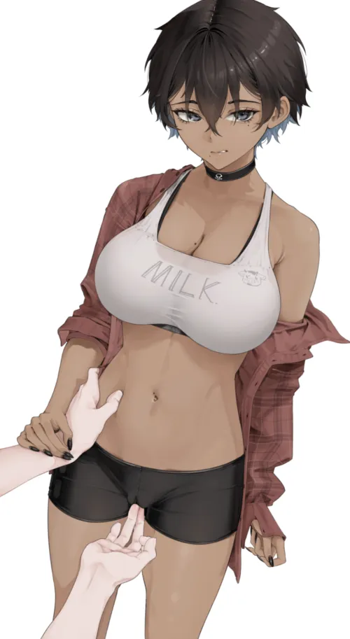 Touching her gently~ Thumbnail