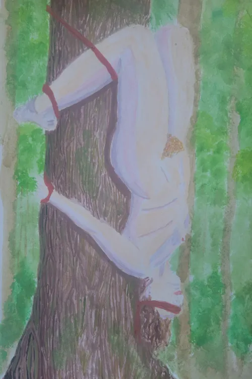 Tree Hugger - Revised, Watercolor Thumbnail