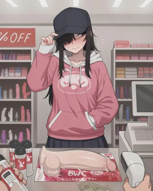 Trying to hide herself Thumbnail