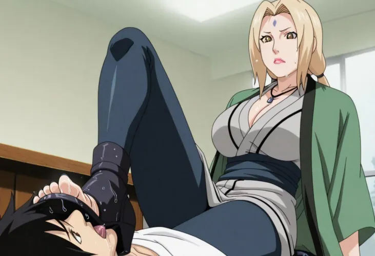 [Tsunade] Lick my shoes you useless assistant!! Thumbnail