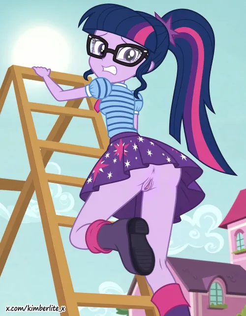 Twilight Sparkle on the ladder Thumbnail