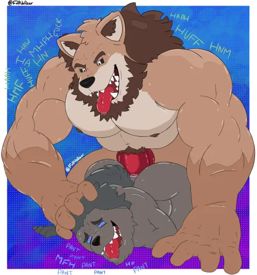 Two dogs having a good time (By Me | @FullUpRear) Thumbnail