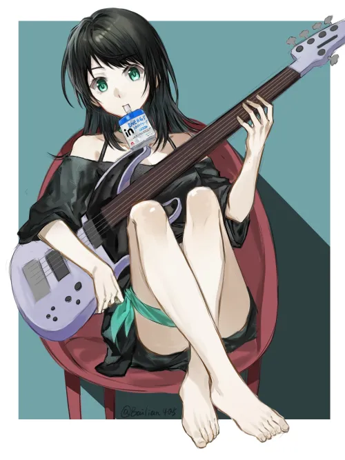 Umiri with her bass [BanG Dream!] (Bailian405) Thumbnail
