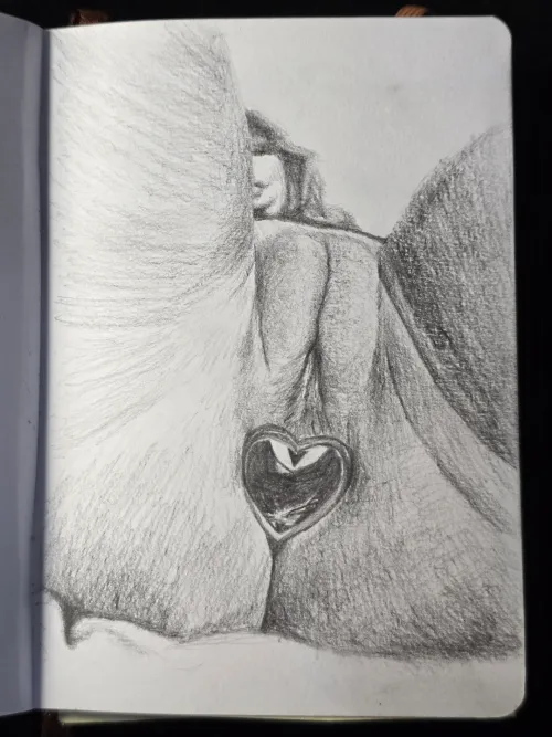 Up close done in pencil by me Thumbnail