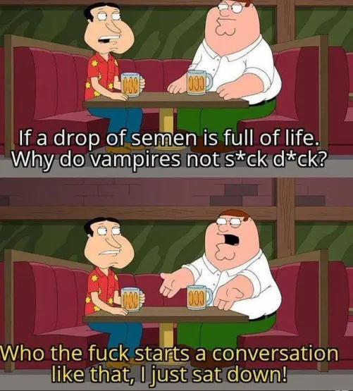 Vampires: “That’s not the kind of sucking we specialize in, sir.” Thumbnail