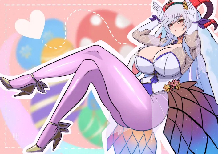 Vote for Freyja CyL10 campaign Day 3: SPRING FREYJA aka BUNNY FREYJA!! (commission by @Ihsnet) Thumbnail