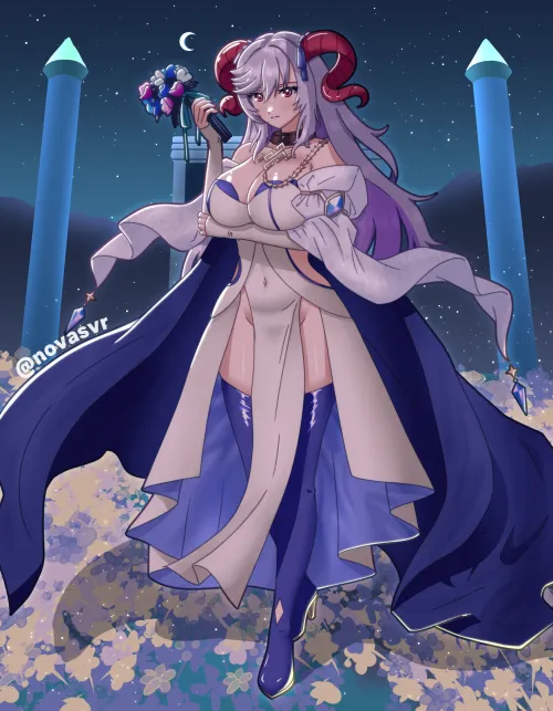 Vote for Freyja from FEH CyL10 campaign Day 7: Freyja dressed as Eitr!! (commission by @novasvr) Thumbnail