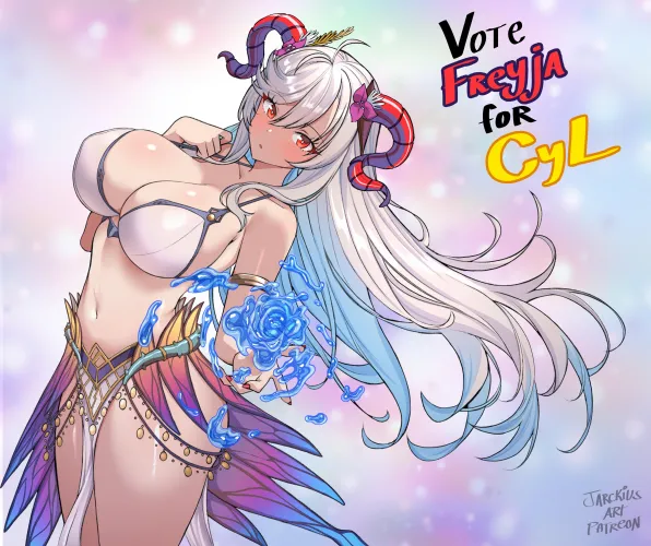Vote for Freyja in the FEH CyL10 campaign Day 1: SUMMER FREYJA!!! (commission by @jarckius_art) Thumbnail