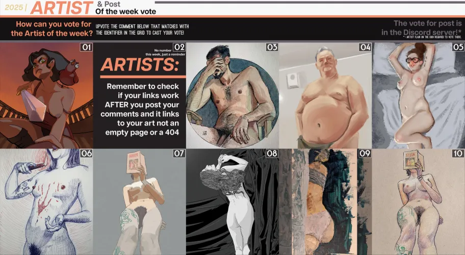 ¡¡Vote for the Artwork & Post of the week!! Thumbnail