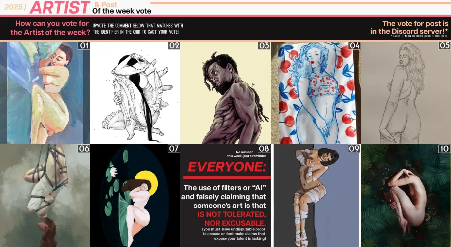 ¡¡Vote for the Artwork & Post of the week!! Thumbnail