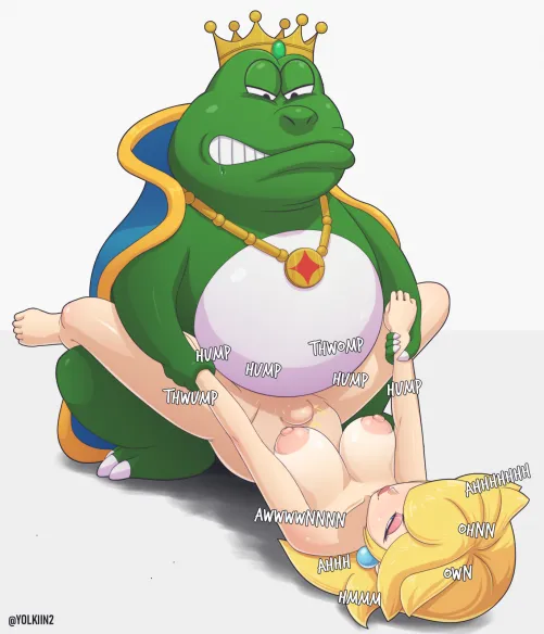 Wart fucking Peach - This drawing was made by @yolkiin2(X/Twitter). Thumbnail