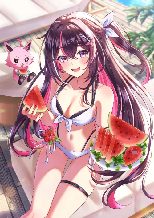 Watermelon AZKi [Hololive] Thumbnail