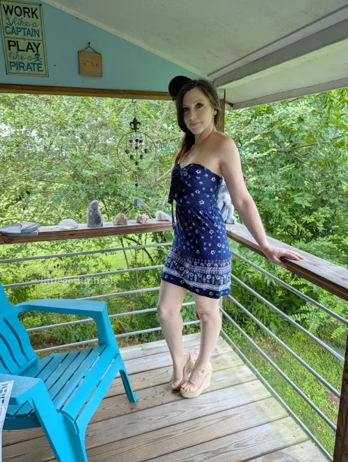 Wedges with a sundress Thumbnail