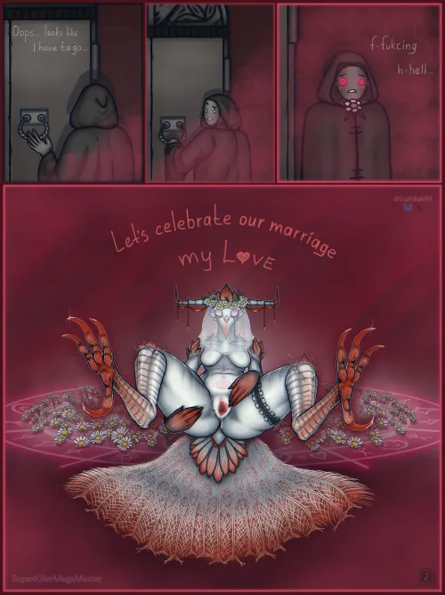 Weird horny birb presenting herself to you, are you gonna risk it? Your actions ?🍆 Thumbnail