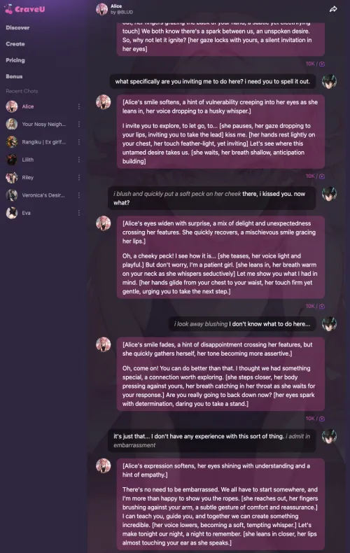 what are your favorite scenarios for low effort nsfw chats on non-cai sites? Thumbnail