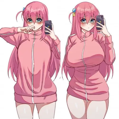 What is the canonical size of Bocchi's breasts? Thumbnail