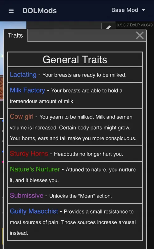 what is the nature's nurturer trait and how did i get it? Thumbnail