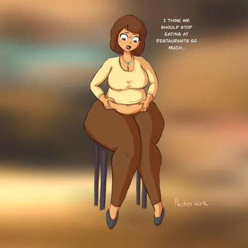 What restaurant food does to a woman(by me) Thumbnail