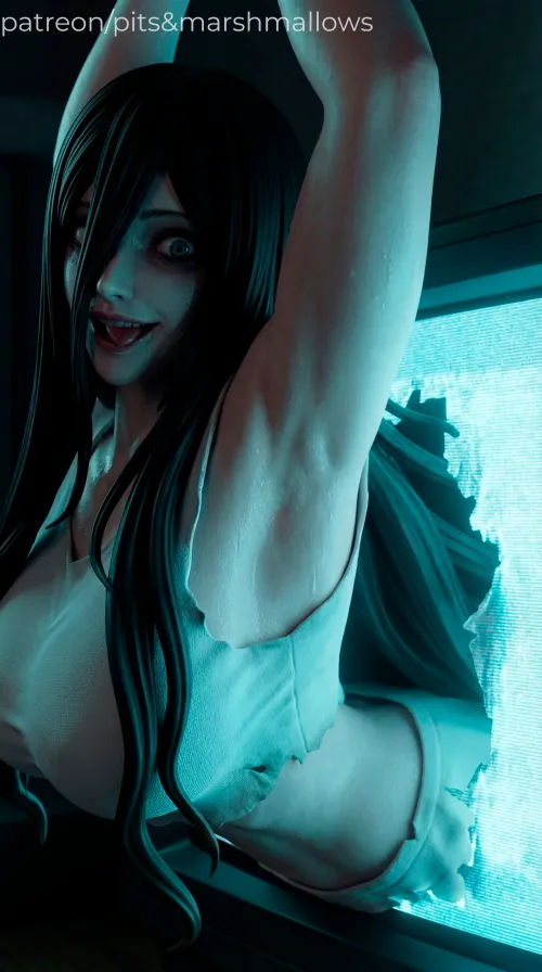 What’s weirder: the fact that I’m crawling out of your TV, or how much you want to smell my WELL-DAMPED pits?  ( pits&marshmallows ) Thumbnail