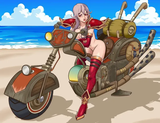 Whitemane on a bike (Artiste : Moilancelot) it's an artwork I will use for my game Scarlet Ashbringer, I wanted to share it Thumbnail