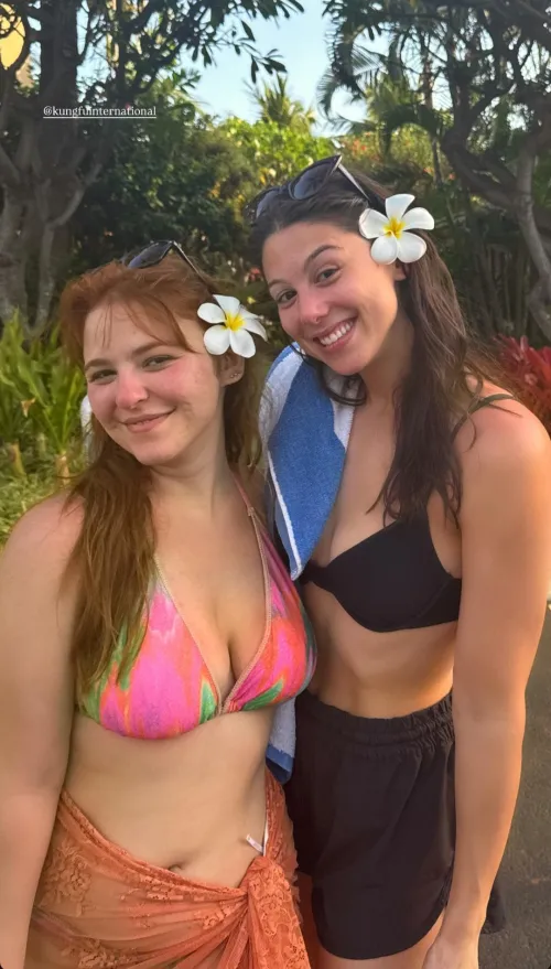 With her friend Thumbnail