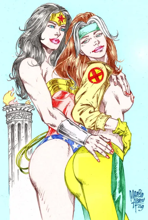 Wonder Woman x Rogue (Marcio Abreu) Thumbnail