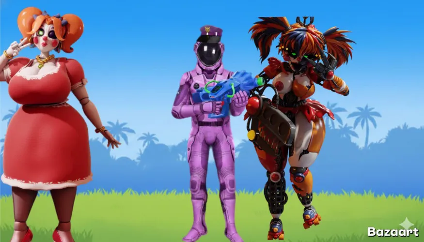 Working on a poster for a potential Fnaf unity game Thumbnail