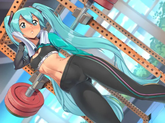 Workout Miku [Vocaloid] Thumbnail