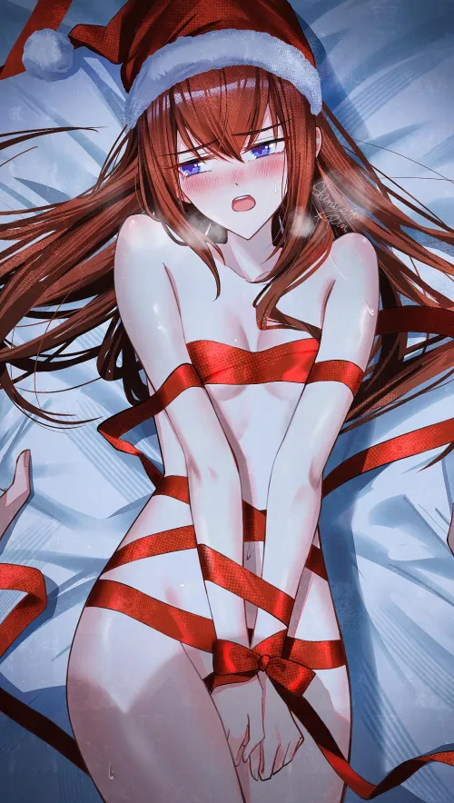 Xmas Makise Kurisu [Steins; Gate](1038x1835) Thumbnail