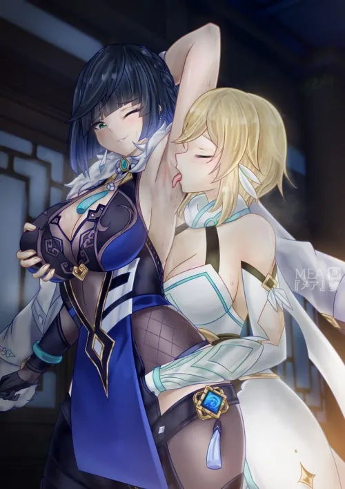 Yelan getting her armpits licked Thumbnail