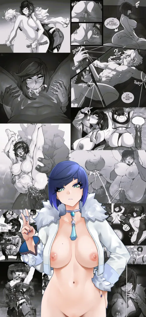 Yelan hentai Wallpaper (NOir) Thumbnail