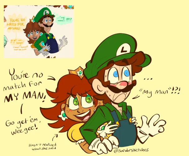Yes, Luigi, that is indeed what she said  (SarahSketches) Thumbnail