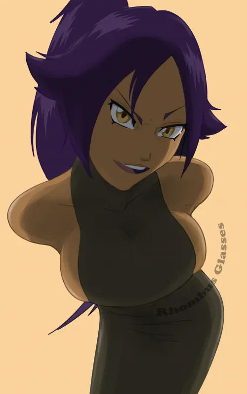 Yoruichi in a Tight Dress (RhombusGlasses) Thumbnail