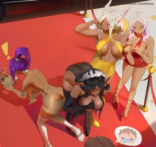 yoruichi, olga, mirko & hibana (aranee) Thumbnail