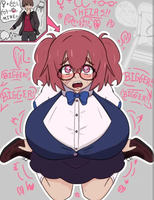 You heard about someone going around and using a reality remote to alter peoples bodies, when you got ahold of it you took your revenge by making me into a shy incompetent busty nerd (messags open) Thumbnail