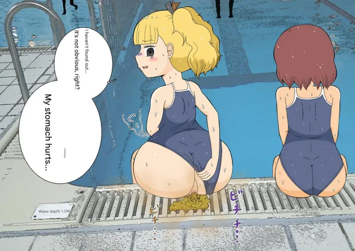 You see a girl doing this while you wait for your turn to swim. Do you tell on her? Thumbnail