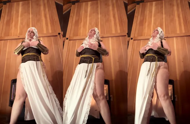 You took your chances and stood your ground in front of the giantess... and she's about to reward your bravery. What do you hope she'll do, adventurer? Thumbnail