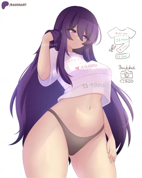 Yuri’s cutting progress by @RaionArt on Twitter (X) Thumbnail