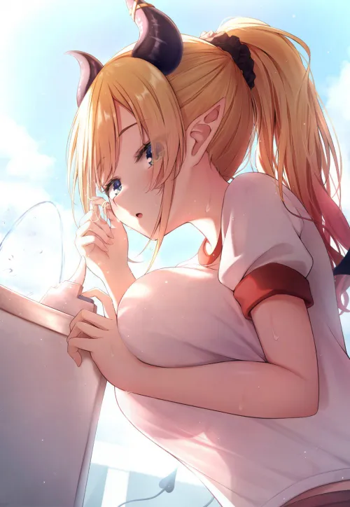 [Yuzuki Choco] Choco-Sensei feeling thirsty Thumbnail