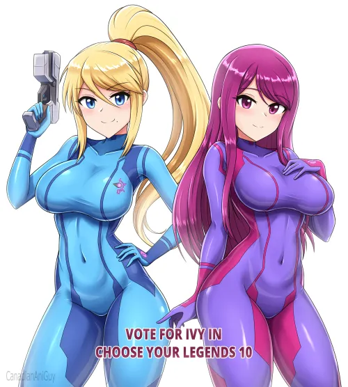 Zero Suit Samus And Ivy (Fire Emblem Engage) (Commission By CanadianAniGuy) Thumbnail